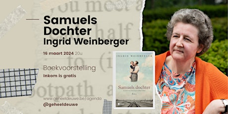 Boekvoorstelling Samuels Dochter met Ingrid Weinberger primary image