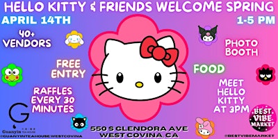 Imagem principal do evento Hello Kitty and Friends Welcome Spring