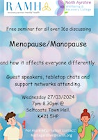 Menopause and Manopause Evening Seminar primary image
