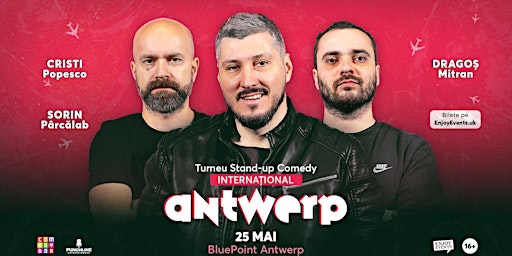 Imagem principal do evento Stand-up Comedy cu Sorin, Cristi și Dragoș | ANTWERP | 25.05.24
