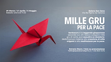 Mille gru per la pace | Creazione di origami e meditazione per la pace primary image