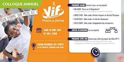 Imagen principal de Colloque annuel  du programme VIF® La Réunion