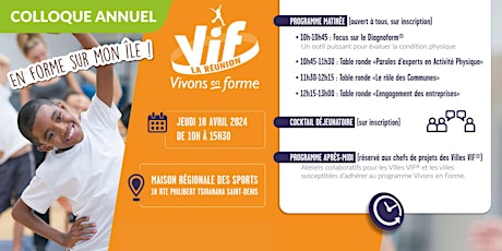 Colloque annuel  du programme VIF® La Réunion