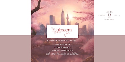 Imagem principal do evento blossom fair Berlin - die Kreativmesse für Frauen