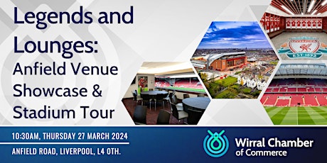 Hauptbild für Legends and Lounges: Anfield Venue  Showcase & Stadium Tour