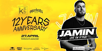 Hauptbild für JAMIN - LIVE | KKlub x oneevents 12years Anniversary