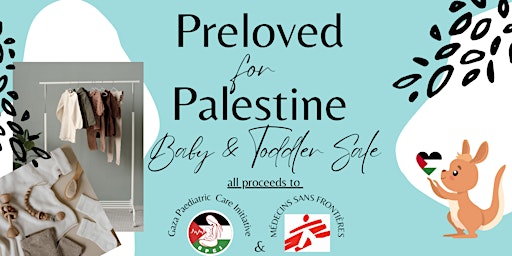 Preloved for Palestine -Toddler and Baby Items Sale primary image