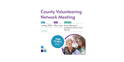 Imagem principal do evento County Volunteering Network Meeting