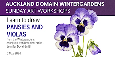Sweet pansies and violas workshop - Wintergardens Sunday Art Sessions primary image