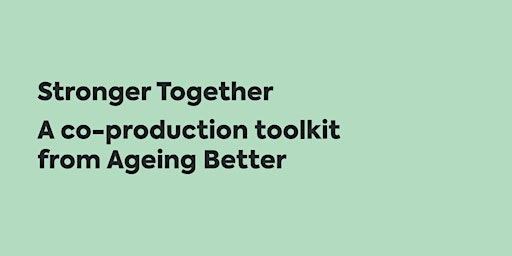 Primaire afbeelding van Stronger Together Co-production Toolkit