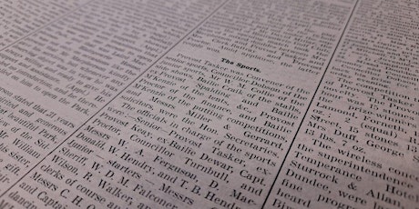 Read All About It! Preserving the Perth & Kinross Newspaper Collection