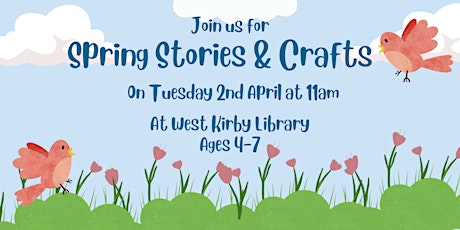 Spring Stories and Crafts at West Kirby Library primary image