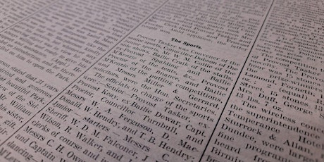 Zoom:Read All About It! Preserving the Perth & Kinross Newspaper Collection