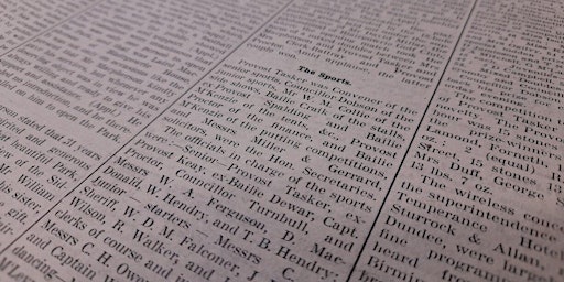 Hauptbild für Zoom:Read All About It! Preserving the Perth & Kinross Newspaper Collection