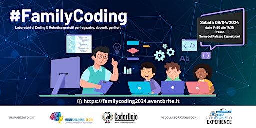 Immagine principale di #FamilyCoding by @CoderDojo Roma SPQR 