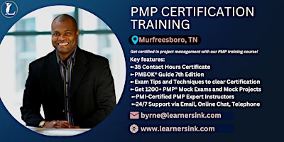PMP Classroom Training Course In Murfreesboro, TN primary image