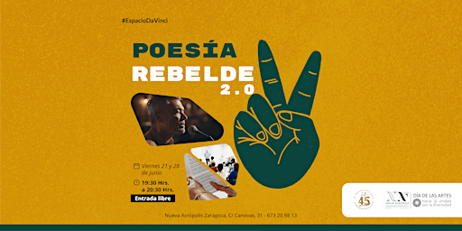 Imagem principal do evento Poesía rebelde 2.0 (Parte I)