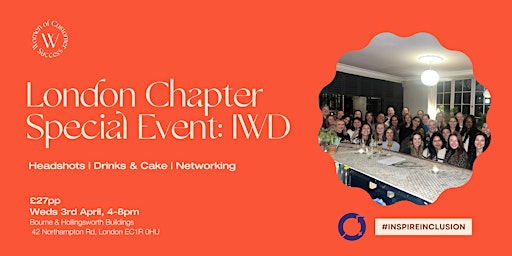 Hauptbild für Women of Customer Success London IWD Event [Ticketed]