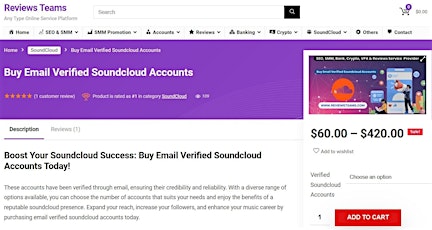 Buy Soundcloud Accounts — 100% usa Email Verified