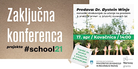 Zaključna konferenca projekta #SCHOOL21