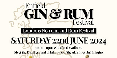 Imagem principal do evento Enfield Gin & Rum Festival  - Londons No.1 Spirit Festival