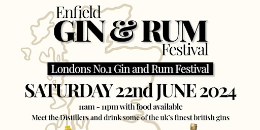 Primaire afbeelding van Enfield Gin & Rum Festival  - Londons No.1 Spirit Festival