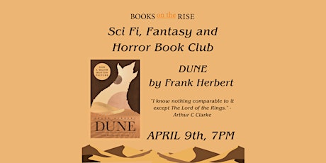 Sci Fi/Fantasy & Horror Book Club - Dune primary image