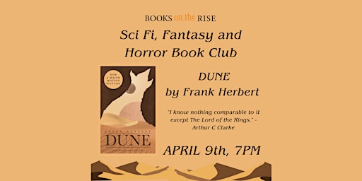 Imagem principal de Sci Fi/Fantasy & Horror Book Club - Dune