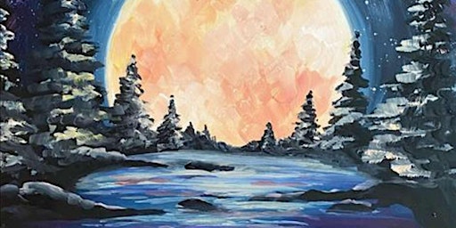 Imagem principal do evento Moonlit Wilderness - Paint and Sip by Classpop!™
