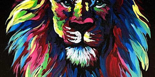 Imagen principal de Illuminated Lion - Paint and Sip by Classpop!™