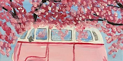 Blossoming Campervan - Paint and Sip by Classpop!™ primary image