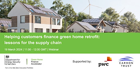 Helping customers finance green home retrofit: lessons for the supply chain primary image