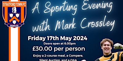 Hauptbild für A Sporting Evening with Mark Crossley