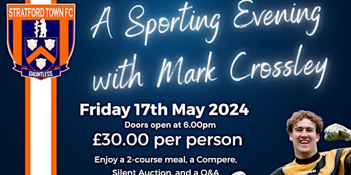 Hauptbild für A Sporting Evening with Mark Crossley