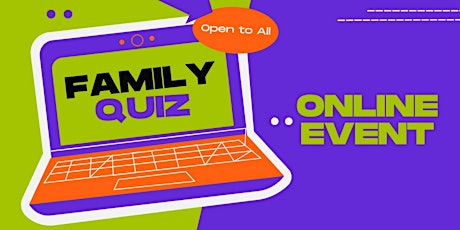 Online Family Quiz | Sun 17th March 3PM primary image
