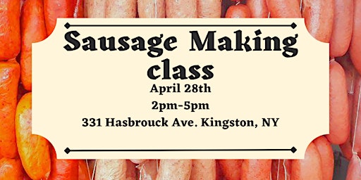Imagem principal do evento Sausage Making 101