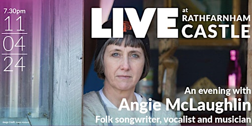 An Evening with Angie McLaughlin, folk songwriter, vocalist and musician primary image