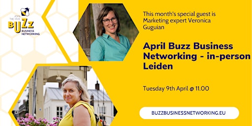 Imagem principal de April 2024 Buzz Business Networking Meet Up – Leiden