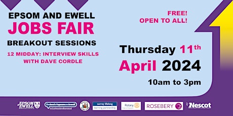 Epsom & Ewell  Jobs Fair - Breakout Sessions - Interview Skills