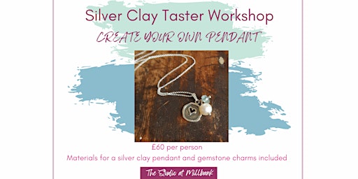 Image principale de Silver Clay Taster Workshop  - Make your own silver pendant.