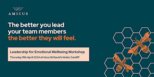 Imagem principal de Leadership for Emotional Wellbeing Workshop - CARDIFF