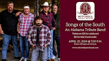 Primaire afbeelding van Songs of the South - An Alabama Tribute Band!