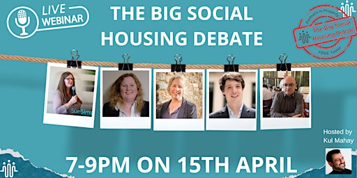 Primaire afbeelding van Big Debate: Sue Sims, Sarah Walker, Lisa Brown, Toby Wilde & Simon Kerr
