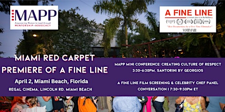 Miami Red Carpet Premiere of A Fine Line