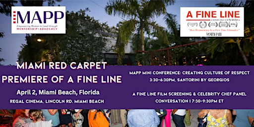 Primaire afbeelding van Miami Red Carpet Premiere of A Fine Line