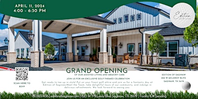 Edition of Saginaw Senior Living Grand Opening primary image