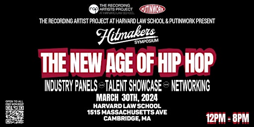 Hitmakers Symposium: The New Age Of Hip Hop primary image