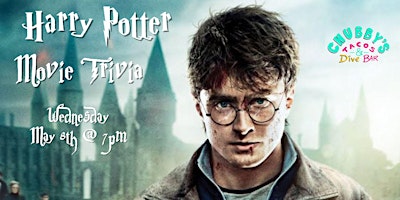 Imagem principal do evento Harry Potter Movies Trivia at Chubby's Tacos Durham