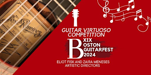 Image principale de Boston GuitarFest 2024: Classical Guitar Peformance  Competition