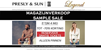 Imagem principal de Magazijnverkoop / Sample Sale